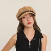 Berets Spring and summer new hollow breathable star Anise women's outdoor Sunburst knitting retro Beret G220612