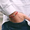 Bracelets porte-bonheur Noter nouvelle mode 4mm Bracelet pour hommes Turquie mauvais yeux Braslet naturel rouge Howlite pierre de lave Braclet noix de coco perle Brazalete Z0612