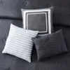 Bettwäsche-Sets, graues 10-teiliges Bett-in-einer-Taschen-Bettdeckenset mit Laken, Queen-Bettwäsche-Set Z0612