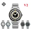 Autres Montres IPOSE IX DAO 5303 Montre Pour Homme PT5000 Mouvement Automatique Mécanique GMT Sport Rétro Plongée Tenue Décontractée 200m Étanche 230612