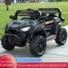 Kinder Elektroauto mit LED Lighting Music Graffiti Outdoor Toys Offroad Allrad-Spielfahrzeuge für Kinder fahren auf