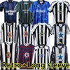 Alan Shearer Retro Jersey 1995-97 Shearer Vintage Futbol Gömlekleri Milburn Macdonald Cole Ferdinand Ginola Asprilla Beardsley Woodgate Coloccini Klasik Forma