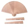 Personalized Wooden hand fan Wedding Favors and Gifts For Guest sandalwood Wedding Decoration Folding Fans JN12