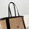 23 Totes Bag Letter Celie Einkaufstaschen Mode Leinen Totes Designer Frauen Stroh Stricken Handtaschen Sommer Strand Schultertaschen Große Casual Tote