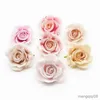Torkade blommor konstgjorda siden rosor hem dekoration tillbehör bröllop scrapbook candy box arrangemang diy brosch jul