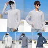 Erkek Ceketler İnce Nefes Alabilir Dış Upf 50 Erkekler Uzun Kollu Güneş Koruma T-Shirt Açık Mekan Balık tutma kapüşonlu buz ipek güneş kremi kıyafetleri 230612
