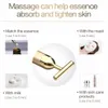 Dispositivos de cuidados faciais 24k Golden Roller Massager T Shape Vibrating Face Lifting Energy Beauty Bar Dispositivo de massagem da pele do corpo Ferramentas de cuidados faciais 230609