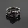 Desinger Ring Mens and Women Luxury Open Rings Easy to Deform Lady Silver Snake Plated Jewelry