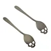 Utensili da bar 4PCS Cucchiaini da tè in acciaio inossidabile 304 con teschio di zucchero Cucchiaio scanalato per agitazione in metallo per caffè Set di 4 230612