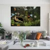 Tropische landschappen Art Henri Rousseau schilderij The Dream Art Canvas Artwork handgemaakte hoge kwaliteit wanddecoratie