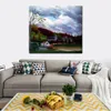 Jungle Animals Canvas Art Wall Painted Hand Painted The Bievre at Gentilly Henri Rousseau Painting for Sale High Quality