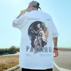 T-shirt à manches longues à la mode grand court pour hommes surdimensionné Hip Hop 2023 Fat Man0SPF