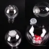 Botella de agua con bombilla LED para el hogar, botella de agua de jugo de leche de plástico, vaso de bebida desechable a prueba de fugas con tapa, vasos creativos por mar