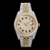 Mens Watches Watch Diamond Automatic Mechanical Wristwatch 41mm Sapphire Diamond-strap Montre De Luxe Fashion Wristwatch Ytus