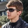 Sunglasses Aluminum Rimless Pochromic Sunglasses Men Polarized Driving Fishing Sun Glasses Anti- Chameleon Sports Eyewear For Male 230609