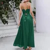 Casual Dresses A Line Swing Sling Tie Rope Dress Summer Women's Fall Floral For Women Cute Long