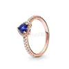 Band Rings 925 Sterling Silver RINGS Cubic Zircon For Pandora Fashion Ring Valentines Day Rose Gold Wedding Ring Women With Original box J0612