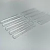 Faux ongles 500pcs No C Curve XXL Square Straight False Nail Tips Half Cover Clear Long Fake Nails 230609