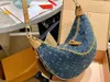 Loop Hobo Bag Designer Underarm Half Moon Facs Luxury Handbag Purse Pouch Crossbody Counter Counter