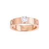 Кольца полосы дизайнерские дизайнерские кольца роскошные пары бриллиантовые кольцо бренд ювелирные украшения высококачественные титановые стальные кольца подарки на День святого Валентина для мужчин и женщин J230612