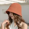 Berets Summer Hollow Out White Bucket Hat For Woman 2023 Trendy Red Sun Caps Y2k Charm Kpop Fashion Trend Young Girl Gift