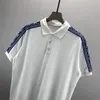 2 Herren Polos T-Shirt Mode Stickerei Kurzärmele Tops Turndown Collar Tee Casual Polo Shirts M-3xl#126