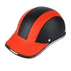 Motorcykelhjälmar Hjälm för kvinnors baseballmössa Stil Halv Face Electric Bike Scooter Anti-UV Safety Hard Hat