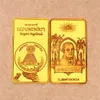 Masonic Freemason Freemasonry Symbol 24K Gold Plated Gold Bar Commemorative Coin Token