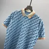 Designer Polo Shirts Mannen Luxe Polo Casual Heren T-shirt Snake Bee Brief Print Borduurwerk Mode High Street Man Tee M-XXXL ##048