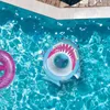 Flutuadores Tubos de natação inflável para bebês com assento de sol Anel de natação treinador brinquedos de piscina flutuante espessados seguros ao ar livre no verão P230612