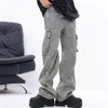 Herren Jeans 2000S Cyber Y2K Streetwear Flare Baggy Zerrissene Jeans Cargo Hosen Männer Kleidung Gerade Unregelmäßige Frauen Denim Hosen Ropa Hombre 230612