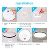 Luces de techo Steadlong Modern Lamp Round Super Bright Led Light para sala de estar Dormitorio Baño Blanco frío Cálido