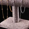 Choker Suqi Collier moderne en acier inoxydable Colliers Gold Silver Color Perle chaîne Col Bijoux