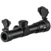 Fire Wolf 4.5x20 Compact Hunting Rifle Scope Tactical Optical Sight P4 Reticle Riflescope com tampas e anéis de lente Flip-Open