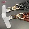 Pendant Necklaces 120cm Bevel Design Anti-lost Phone Lanyard Rope Neck Strap Colorful Portable Acrylic Cell Phone Chain Accessories Gifts Outdoor 230609