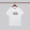 المصمم T Shirt Men Amir1 قميص القمصان القمصان رجال Tshirt الربيع الصيف للقمصان الرجال الأسود المحمل