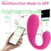 Dual Motor APP Control Bluetooth Dave Vibratory łechtaczka g wibrujące stymulator Massager Analne zabawki seksualne dla kobiet L230518