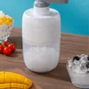 Baking Moulds Manual Ice Crusher Hand Crank Shaved Machine Portable Household Kitchen Blender Grinder Snow Cone Slushie Maker