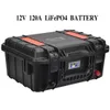 12V 100AH ​​LIFEPO4 Pil 120AH Şarj Edilebilir Lityum Pil Paketi PD 150AH BUIT BMS'de Güneş RV Yatak Arabası