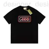 Herr t-shirts designer mens t shirt sommar casual tryck kreativ andningsskjorta smal fit crew hals kort ärm manlig tee svart vit t-shirts gratis frakt 3du5