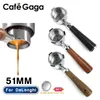 قهوة مرشحات القهوة بورتافيلتر 51 ملم لـ Delonghi EC680 EC685 استبدال سلة مرشح Espresso Accessory Barista Tools 230612