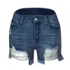 Shorts Tear High Waist Stretch Damen Denim 2023 Loose Fit Sportshorts P230606