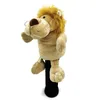 Inne produkty golfowe kreskówka Lion Golf Driver Headcover 460 cm3 Animal Head Cover Akcesoria klubu golfowego 2 kolory nowość nowość