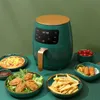 1PC Air Fryer gospodarstwa domowego bez oleju Niski wielofunkcyjny 4,5L o dużej pojemności elektrycznej frytkownicy Nieprzestrzeniona patelnia łatwa do mycia naczyń kuchenna