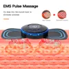 Autres articles de massage EMS Mini masseur de cou à impulsions électriques Écran LCD 8 modes Patch de massage cervical Outil de soulagement de la douleur musculaire Masseur corporel portable 230609