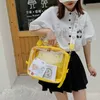 Рюкзак ita bag Симпатичная женщина прозрачная рюкзак прозрачная рюкзаки ita ita pleack sack для девочек -подростка Женщина Желе Итабаг Багпак J230517