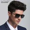 CLLOIO 2023 New Square Photochromic Polarized Sunglasses Men Change Color Sun Glasses Chameleon Anti-glare Driving Oculos de sol L230523