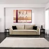 Contemporary Abstract Art on Canvas Gathering Party Textured Handmade Oil Painting Wall Decor