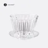 Filtros de café TIMEMORE B75 Wave Coffee Dripper Crystal Eye Pour Over Coffee Filter PCTG 1-2 tazas Cafetera Fondo plano Aumentar la uniformidad 230612