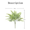 Dried Flowers piece of a variety water plants eucalyptus plastic artificial green grass flower wedding DIY home dec